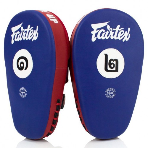 Боксерские лапы Fairtex (FMV-12 blue/red)